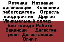 Резчики › Название организации ­ Компания-работодатель › Отрасль предприятия ­ Другое › Минимальный оклад ­ 1 - Все города Работа » Вакансии   . Дагестан респ.,Дагестанские Огни г.